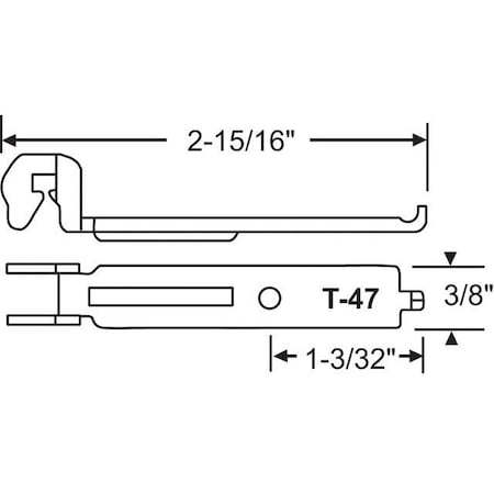 Strybuc Metal Bracket 75-47 70-501